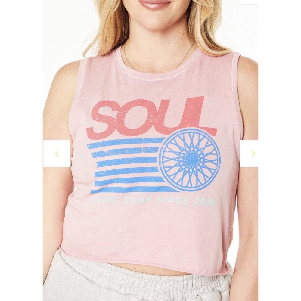 New‎ Soul Cycle Renee Tank Top in Pink XL